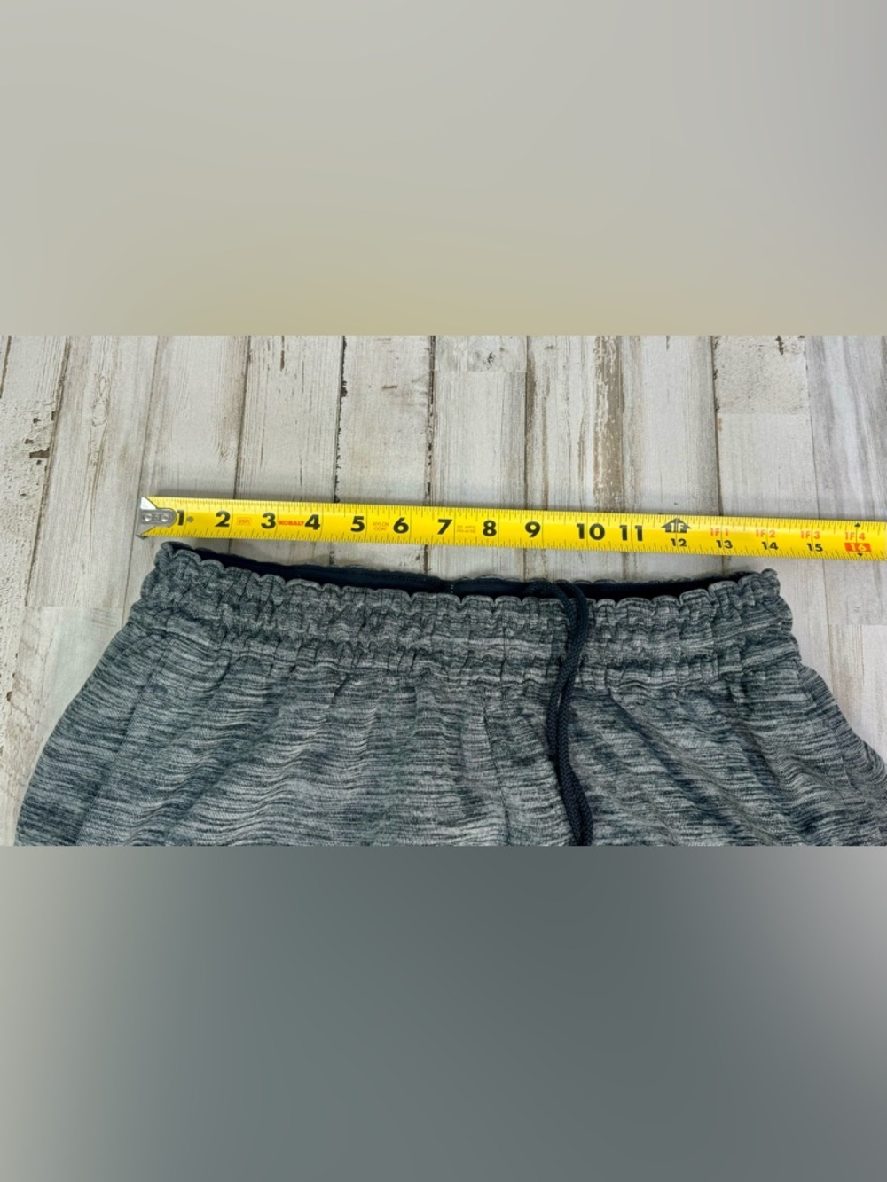 Nike Men's Gray Sweatpants Size Large Elastic Waist Activewear - Picture 5 of 9
